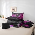 thumbnail image 4 of Erosebridal 3D Rugby Bed in a Bag Full size for Kids, Soccer Sport Bed Set, Square Geometry Decor, 7pcs, 4 of 5