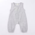 thumbnail image 3 of Esaierr Newborn Girls Boys Jumpsuit Sleeveless Crewneck Vest Crawl Suit 6-24M, 3 of 5