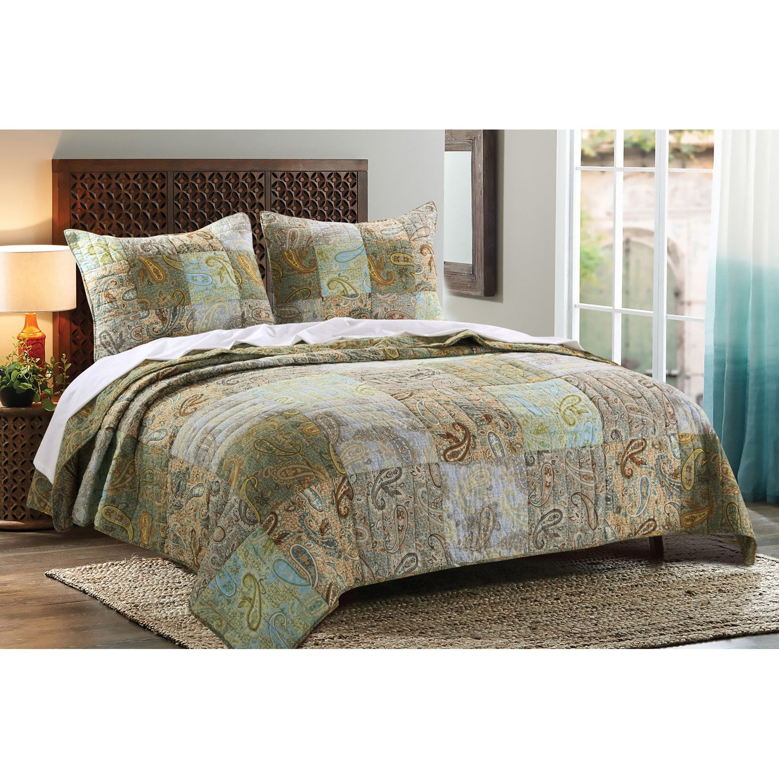 Paisley Dream Quilt Set by Greenland Home