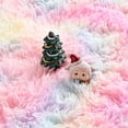 thumbnail image 6 of Junovo Soft Rainbow Area Rugs for Girls Room, Fluffy Colorful Rugs Cute Floor Carpets Shaggy Playing Mat for Kids Baby Girls Bedroom Nursery Room,8'x10',Rainbow, 6 of 8