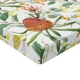 thumbnail image 4 of Ambesonne Floral Fitted Sheet, Australian Banksia Botanical, Full Size, Laurel Green Multicolor, 4 of 5