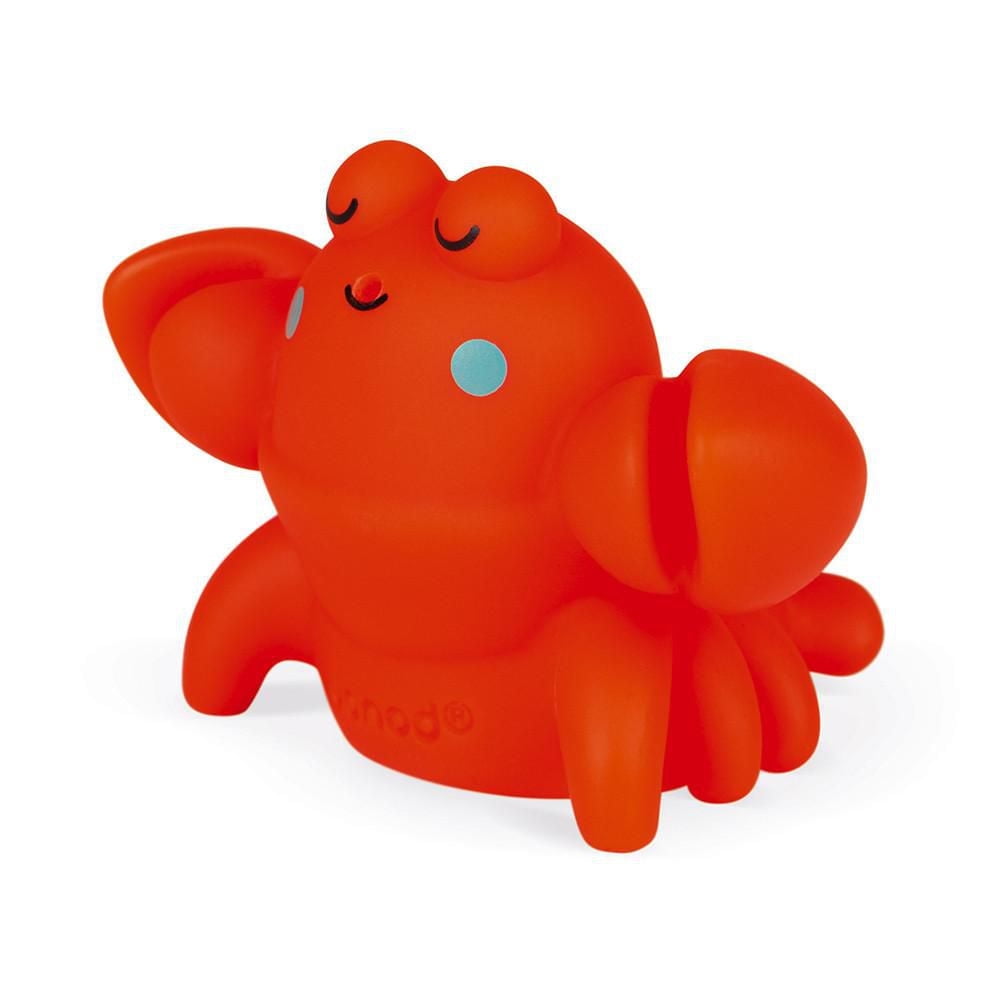 Janod Bath Time - 4 Adorable Sea Animal Squirters Whale Octopus Starfish and Lobster - Ages 10 Months+
