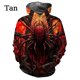 thumbnail image 3 of Nueva llegada Sudadera con capucha con estampado 3D de araña para hombre, sudaderas casuales con personalidad, sudaderas con capucha de estilo hip hop para hombre, 3 of 5