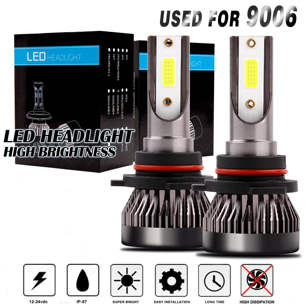 Genuine H11 H8 H9 LED Headlight Bulbs Kit High Low Beam 35W 4000LM 6000K White
