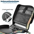 thumbnail image 4 of FORMRS Zipper Binder with Shoulder Strap 1.5-inch Ring 500 Sheet Capacity File Bag, Pine Tree Rainbow, 4 of 5