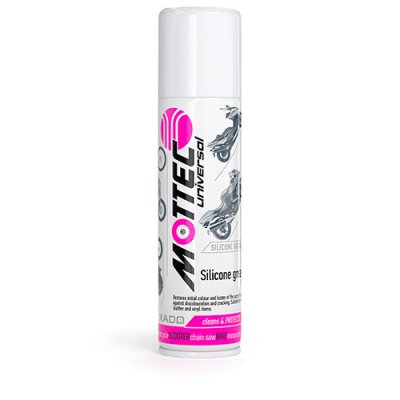 Mottec Silicone lubricant grease Cleans and Protects Bicycle Motorcycle Scooter