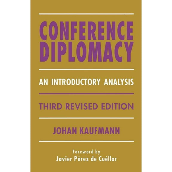 Conference Diplomacy: An Introductory Analysis, (Paperback)