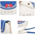 thumbnail image 4 of Bolso bandolera pequeño Anime Cosplay bolso de hombro con cadena de lazo, 4 of 4