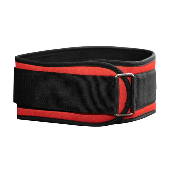 Cinturón de levantamiento de pesas Cinturón de fitness Cinturón deportivo ajustable para hombres y mujeres para entrenamiento Sentadillas Rojo