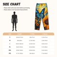 thumbnail image 3 of Fotbe Colorful Cloud Butterfly Sunflower Pantalones de Pijama para Mujer, Pantalones de Dormir, Pantalones Pj con Cordón y Bolsillos-Large, 3 of 6