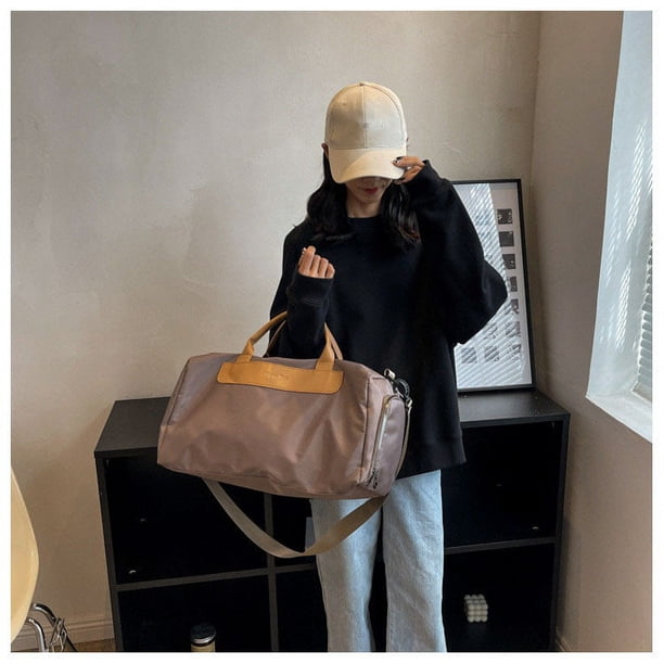 Bolsas de viaje para hombre y mujer, de gran capacidad, para gimnasio, equipaje de mano, con compartimento para zapatos, para gimnasio.