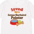 thumbnail image 4 of Inktastic German Shorthaired Pointer Loved By A (Dog Breed Boys or Girls Long Sleeve Toddler T-Shirt, 4 of 5