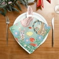 thumbnail image 2 of Coolnut Easter Cloth Napkins 1PCS,Easter Cute Bunny and Chicks Soft and Skin Friendly Dinner Napkins Washable for Dinner, Hotel,Reunion,BBQ Party, 2 of 7
