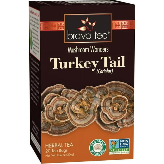 Bravo Tea  Turkey Tail - 20 Bag