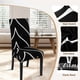 thumbnail image 3 of Set de 4 fundas elásticas para sillas de comedor SearchI, color negro, 3 of 8