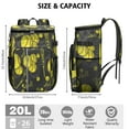 thumbnail image 3 of Basketball Sports Cooler Backpack, Insulated Leakproof Design for Game Days and Sports Enthusiasts, 3 of 6