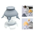 thumbnail image 6 of Pet Milk Bowl Milk Bowl Liftable 5 Nozzles Newborn Puppy Feeder Anti Choking Nursing Station Pet Milk Feeding Device for Doggie Rabbit Gray Hollow Base, 6 of 9
