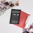 thumbnail image 3 of Heartfelt Poem Love You Card for Grandson, Inspirational Birthday Card from Grandparents, Funny Graduation Gifts for Grandson, Never Forget That I Love You, 3 of 7