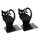 thumbnail image 1 of Paquete de 2 sujetalibros con forma de gato, organizador de libros con forma de animal, sujetalibros decorativos. Estilo A, 1 of 9