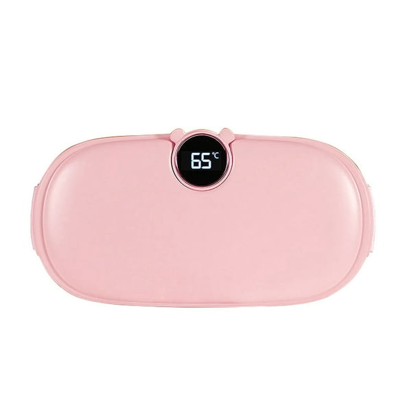 Heating Belts Uterus Heating Massage Cramps Menstrual Stomachache Back Pain Portable Pads Pink