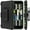 A.Camouflage Military Green(With Holster), variant on iPhone 6 Plus iPhone 6s Plus 5.5" [ 2014/2015 ] A1522 A1524 A1593 A1634 A1687 A1699 Heavy Duty Military Print Belt Clip Rugged Cover - Dark Gray (with Holster)