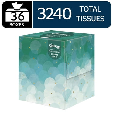 Kleenex Facial Tissue, Bulk (21270), 2-Ply, Soft & Strong, 36 Boxes of 90 Tissues