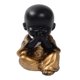 thumbnail image 2 of 4 Piezas Estatua Buda Monje Estatuilla Cerámica Artesanía Adornos Decorativos Monje Regalo Sunnimix Estatuilla de monje de resina pequeña, 2 of 8