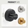 thumbnail image 2 of Heavy-Duty Hanger Hook Powerful Waterproof Vacuum Hooks for Kitchen & Bathroom - Stainless Steel Wall Hooks, 2 of 5