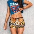 thumbnail image 3 of Pofeuu Fall Farmhouse Pumpkins Print Workout Shorts for Women Scrunch Butt Lifting High Waisted Yoga Gym Seamless Booty Biker Shorts-X-Large, 3 of 8
