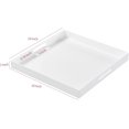 thumbnail image 2 of Large White Acrylic Serving Tray with Handles, 2 of 6