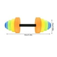 thumbnail image 3 of Water Dumbbell, Water Weights for Pool Exercise, EVA-Foam Water Aerobics Equipment, Pool Weights for Women,Kids,Seniors, Water Workouts, Weight Loss(Short,1PC), 3 of 5