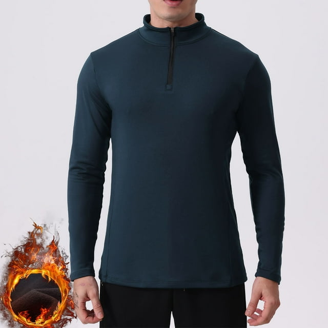 pstuiky manga larga para hombre, Ropa deportiva de secado rápido para hombre, estilo casual, color sólido, para correr, fitness, elástica, de polar salir tops xxxl