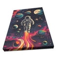 thumbnail image 3 of 12x18 inch Outer Space Astronauts Paintings On Canvas Prints,Room Decor Bedroom Accessory,Family Bedroom,Man Cave,Study,Lounge Decor Wall Art Prints Canvas Poster,For Space Enthusiasts Gifts, 3 of 6