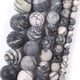 thumbnail image 3 of Cuentas espaciadoras de piedra de jaspe de madera pulida y opaca natural para hacer joyas, collares y pulseras, cuentas redondas mate de 4 mm a 12 mm, 15", 3 of 5