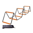 thumbnail image 2 of S SERENABLE Agility Ladder Easily Set up Workout Folding Portable Football Footwork Ladder 8 Grids With Bag, 2 of 9
