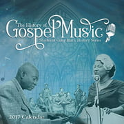 Shades of Color 2017 Black History of Gospel Music African American Calendar 12 by 12" (17BH)