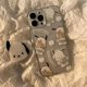 thumbnail image 3 of Sanrio-carcasa de teléfono móvil Pochacco de Anime, soporte de aire, HelloKitty Kuromi Melody Cinnamoroll, accesorios plegables telescópicos, regalo, 3 of 4