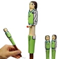 thumbnail image 4 of Puppet Ballpoint Pen, Pull Out Design Puppet Pen Pine Wood  For Prank Gifts, 4 of 8