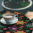 thumbnail image 2 of Ambesonne Floral Fitted Round Tablecloth, Summer Flowers Exotic Feels, 40"- 44" Diameter, Multicolor, 2 of 5