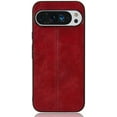 thumbnail image 1 of KOMI Phone Case for Google Pixel 9 Pro XL, Case for Google Pixel 9 Pro XL Cow-Like PU Leather Style Protector Cover, Non-Slip Shockproof Cover for Google Pixel 9 Pro XL Case Red, 1 of 5