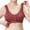 Red, variant on AXXD Underwire For Women's Plus Size Bra,Casual Sexy Lace Front Button Shaping Cup Shoulder Strap Underwire Bra Plus Size Extra-Elastic Wirefree