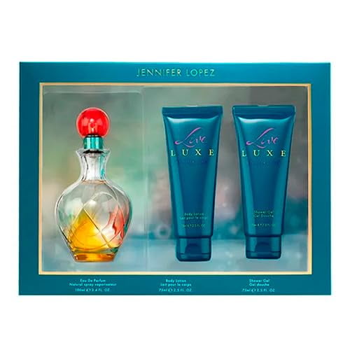 Set Perfume J Lo Jennifer Lopez Live Luxe de 3 piezas para mujer