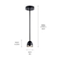 thumbnail image 3 of Open Box 52419BNBLED-Kichler Lighting-Baland - 1 LED Mini Pendant In Mid-Century Modern Style-4.25 Inches Tall and 5.75 Inches Wide, 3 of 7