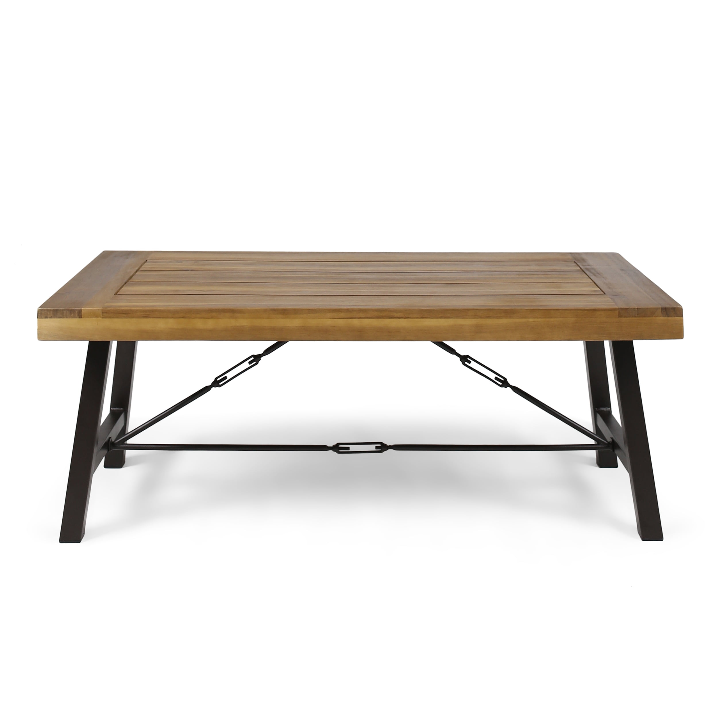 Cassandra Outdoor Acacia Wood Coffee Table, Teak