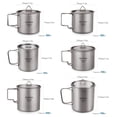 thumbnail image 2 of Aomiun Ultralight Titanium Cup Outdoor Portable Camping Picnic Water Cup, 2 of 8
