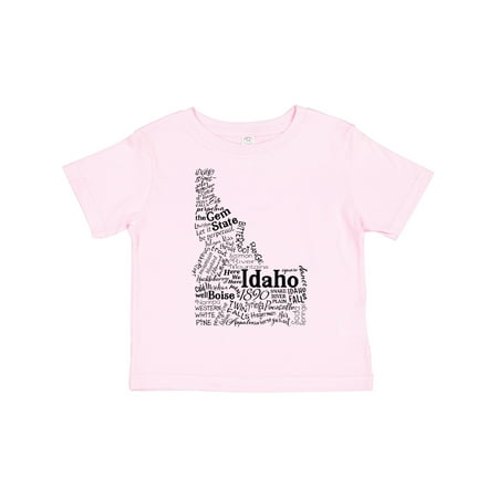 

Inktastic Idaho State Word Salad Gift Toddler Boy or Toddler Girl T-Shirt