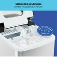 Iceman Countertop Ice Maker Nugget Ice Machine, Waterline Compatible