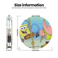 thumbnail image 3 of Pofeuu SpongeBob SquarePants pour Miroir de Maquillage Portable de Poche Couverture en PU Miroir de Voyage Compact avec Verre Double Face Normal et Grossissant Forme Ronde, 3 of 9