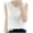 White, variant on Qiopertar Women's Casual V-Neck Tank Top Lace Trim Sleeveless Blouse Summer Fashion Solid Color Loose Comfy Camisole, White XXL
