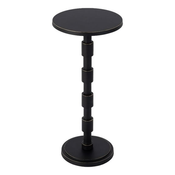 Butler Specialty Company Delano 10 in. W Rnd Metal Pedestal End Table - Bronze